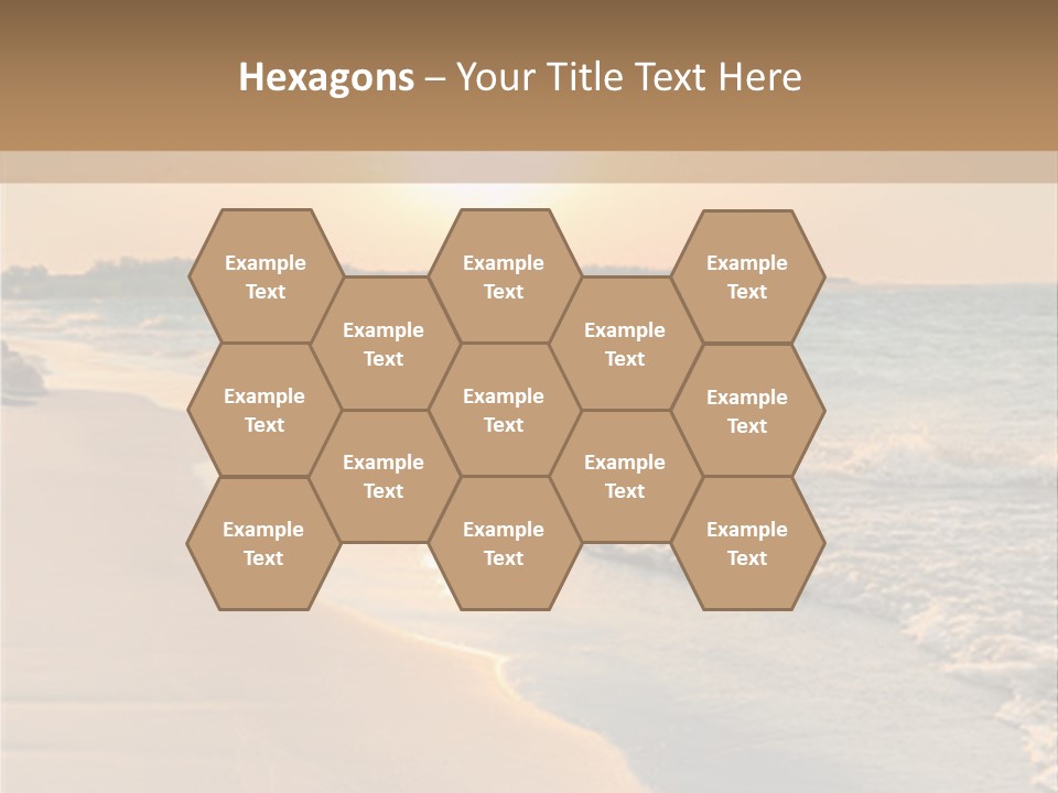 Tranquil Beach Sunset PowerPoint Template