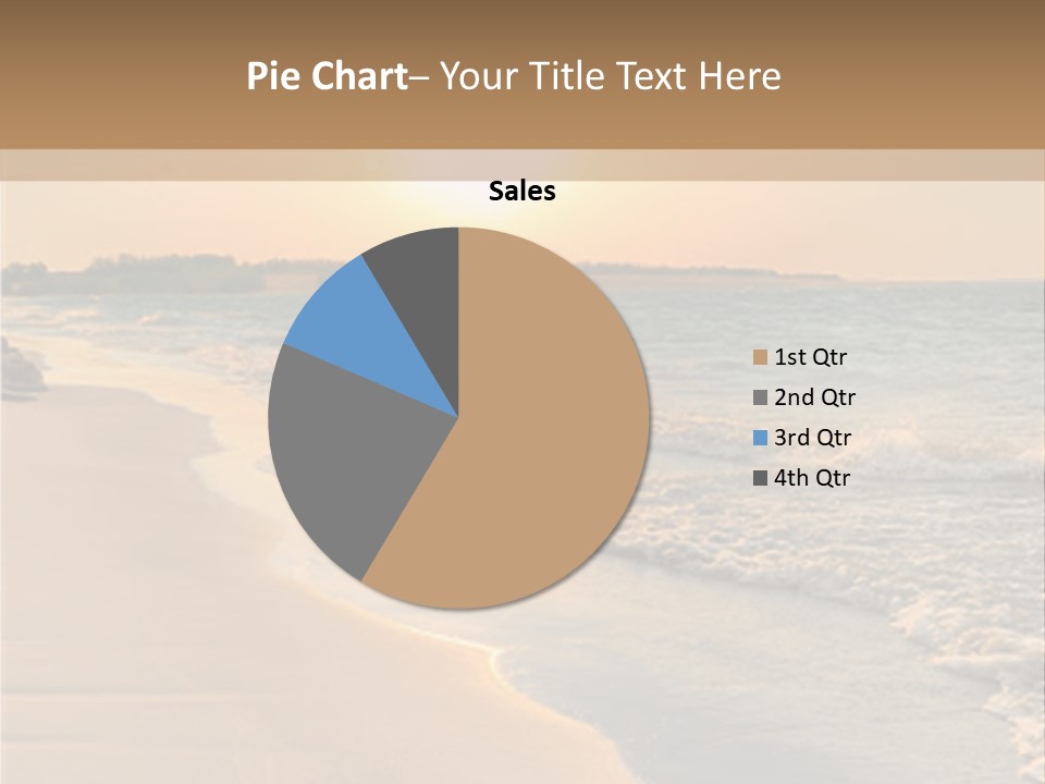 Tranquil Beach Sunset PowerPoint Template