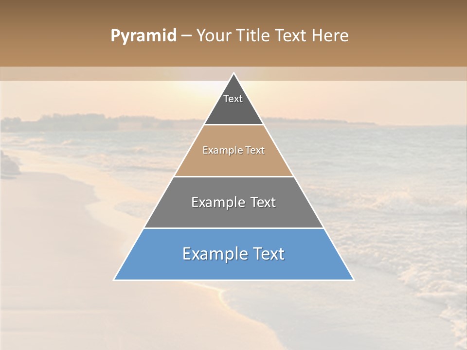 Tranquil Beach Sunset PowerPoint Template