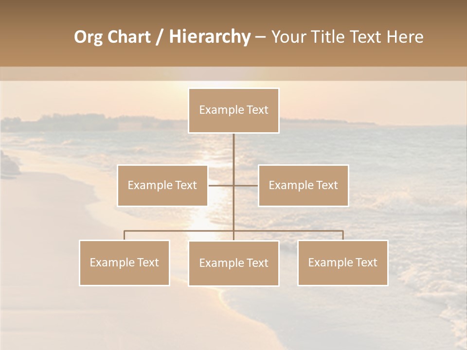 Tranquil Beach Sunset PowerPoint Template