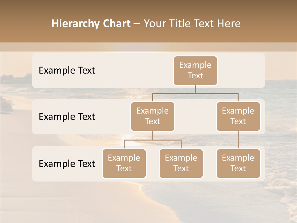 Tranquil Beach Sunset PowerPoint Template