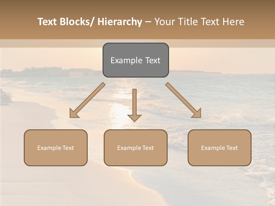 Tranquil Beach Sunset PowerPoint Template