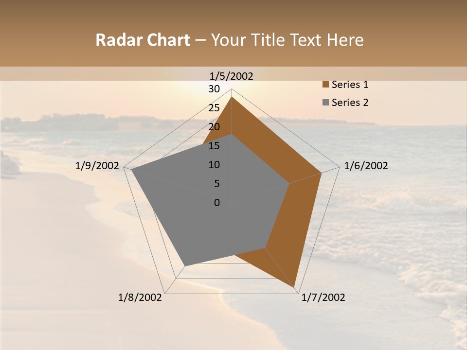 Tranquil Beach Sunset PowerPoint Template