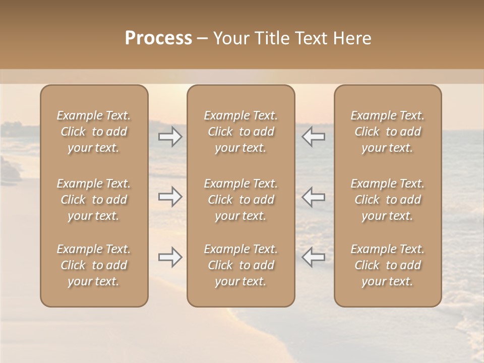 Tranquil Beach Sunset PowerPoint Template