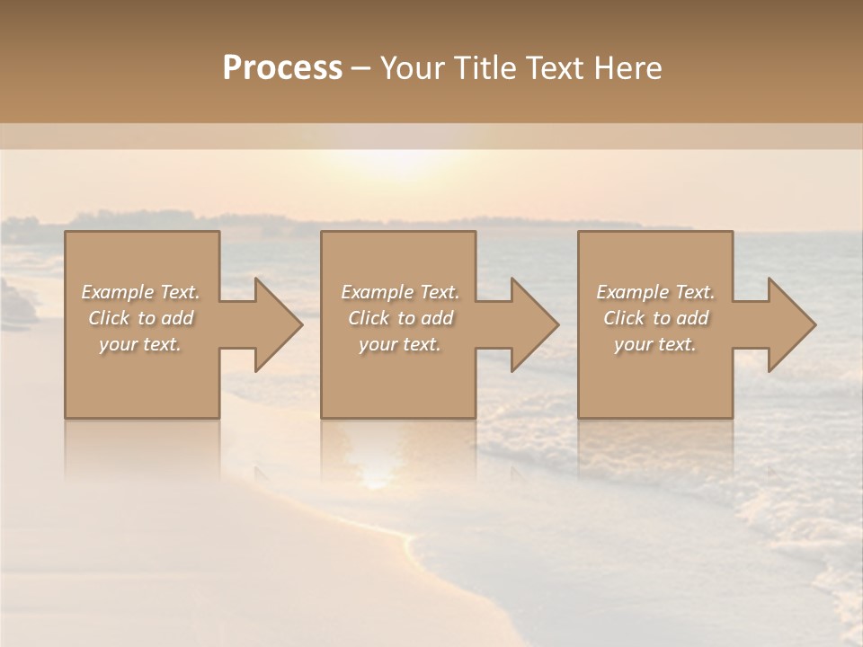 Tranquil Beach Sunset PowerPoint Template