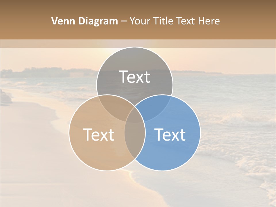 Tranquil Beach Sunset PowerPoint Template