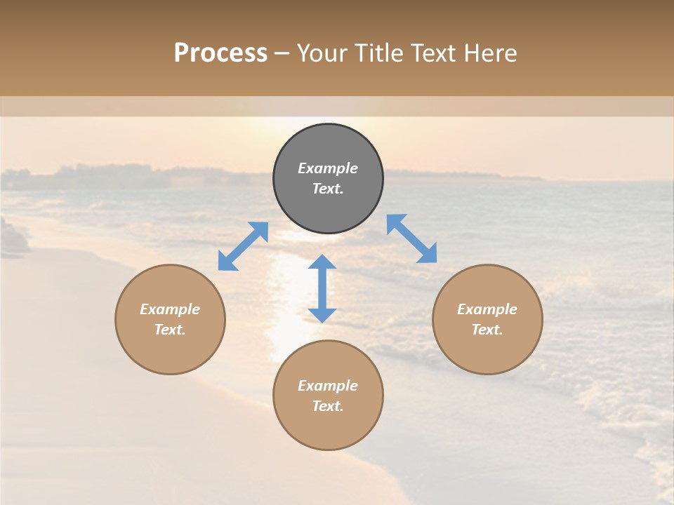 Tranquil Beach Sunset PowerPoint Template