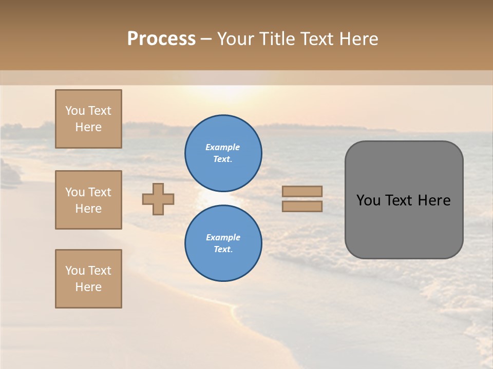 Tranquil Beach Sunset PowerPoint Template