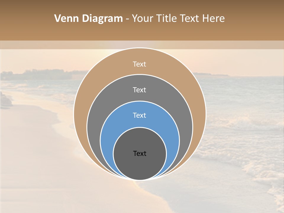 Tranquil Beach Sunset PowerPoint Template