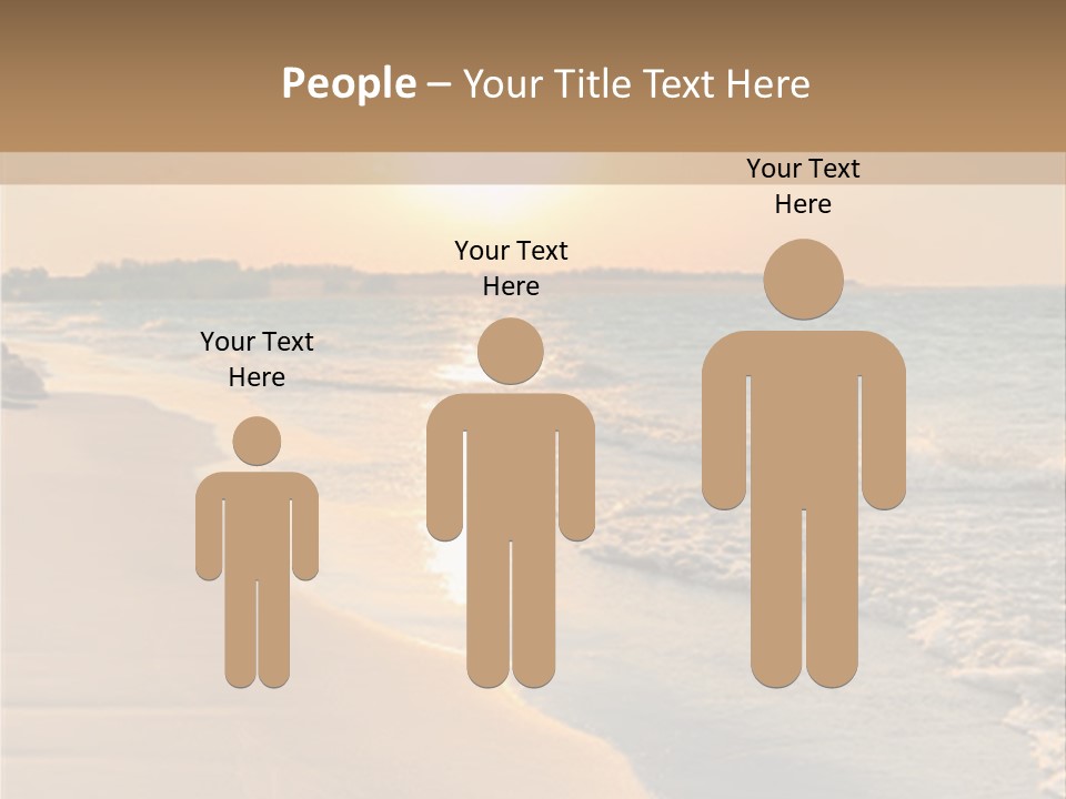 Tranquil Beach Sunset PowerPoint Template