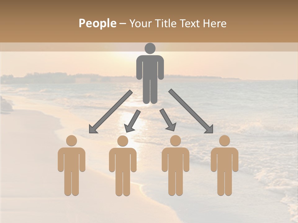 Tranquil Beach Sunset PowerPoint Template