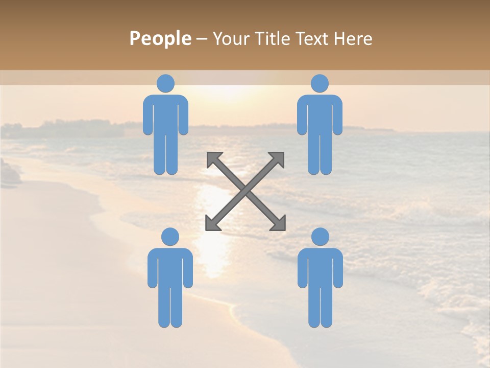 Tranquil Beach Sunset PowerPoint Template