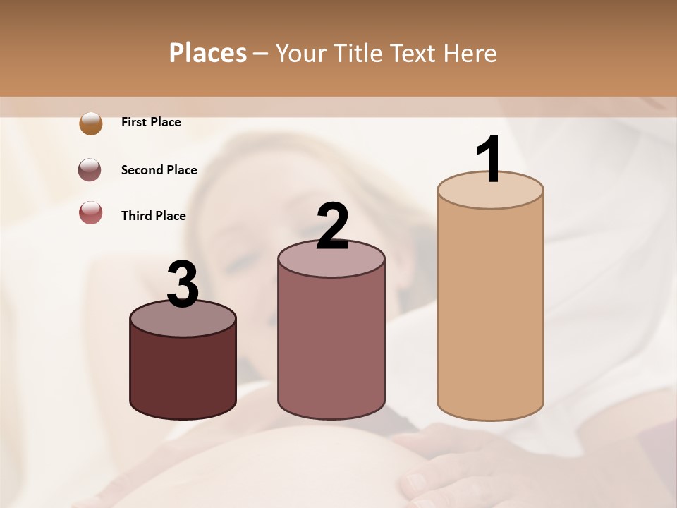 Pregnant Woman Getting Check Up From Doctor PowerPoint Template