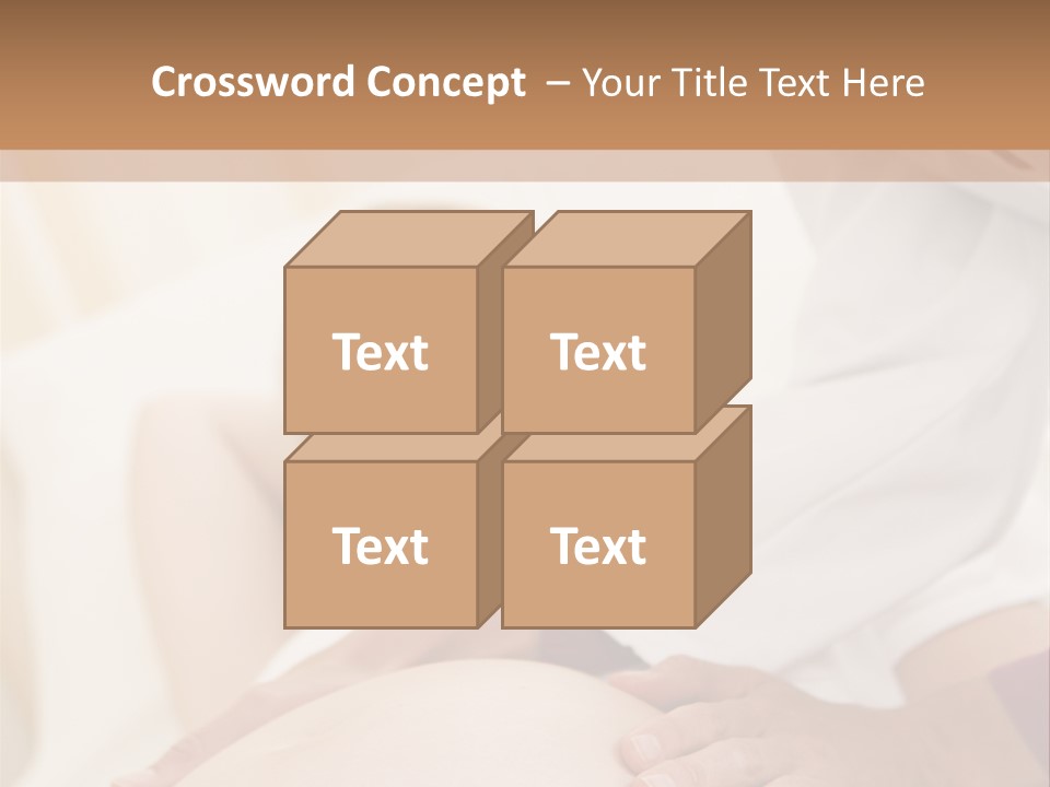 Pregnant Woman Getting Check Up From Doctor PowerPoint Template