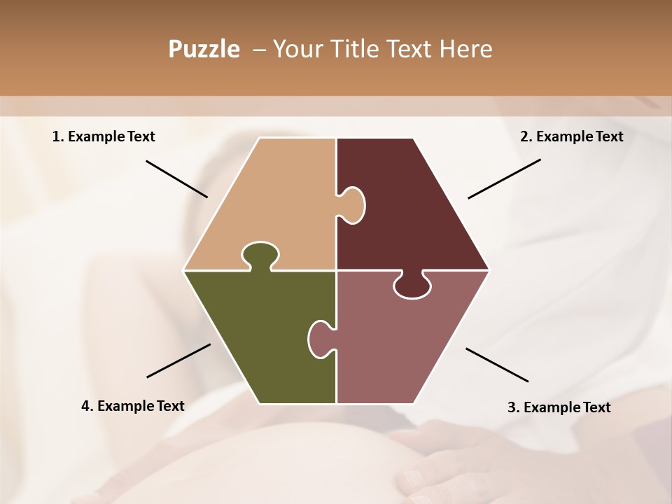 Pregnant Woman Getting Check Up From Doctor PowerPoint Template