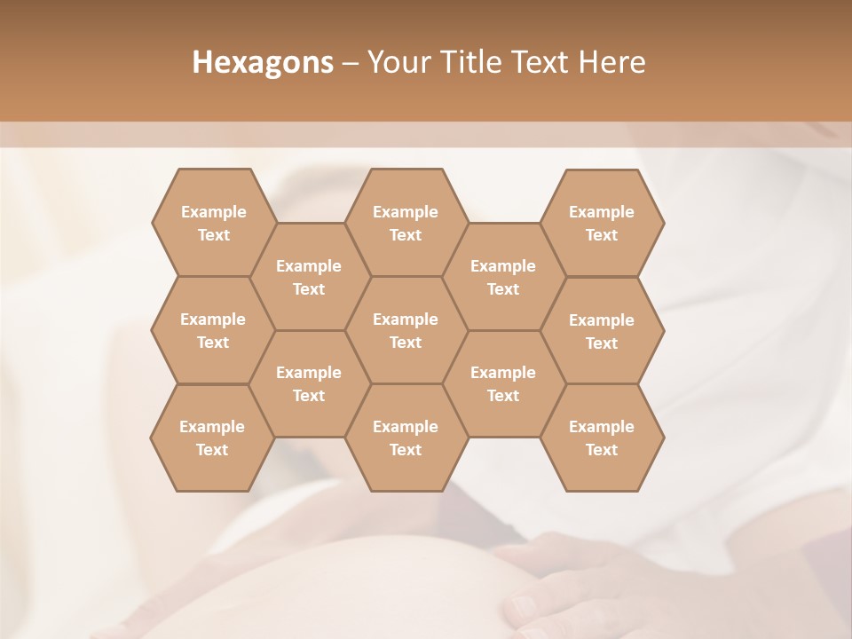 Pregnant Woman Getting Check Up From Doctor PowerPoint Template