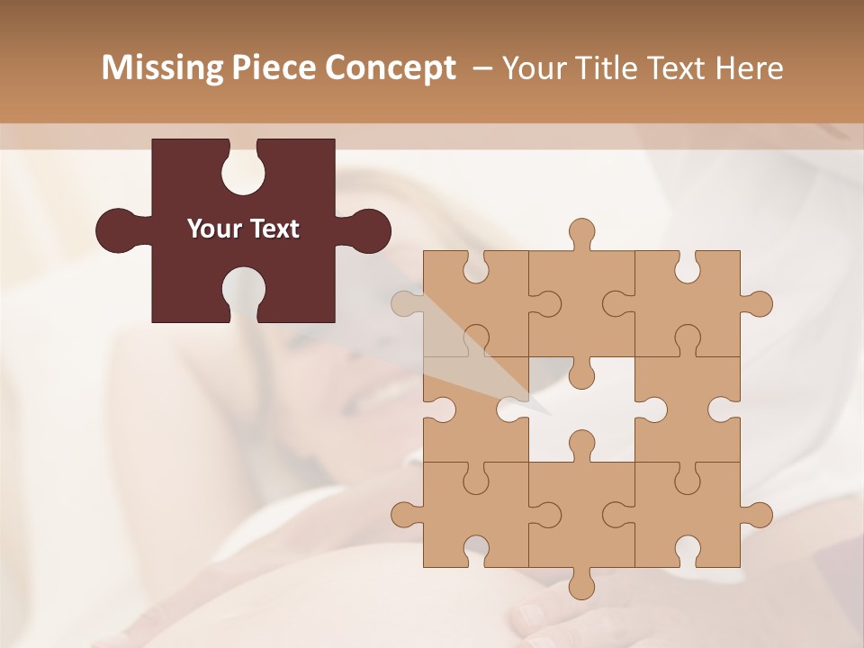 Pregnant Woman Getting Check Up From Doctor PowerPoint Template