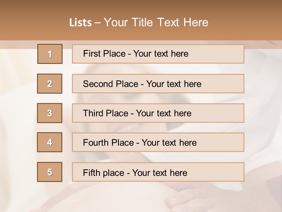 Pregnant Woman Getting Check Up From Doctor PowerPoint Template