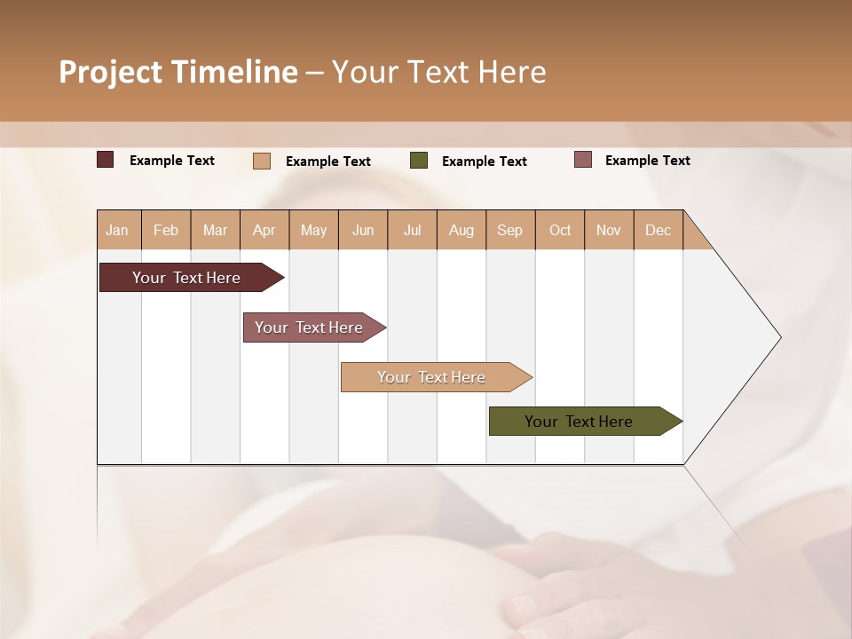 Pregnant Woman Getting Check Up From Doctor PowerPoint Template