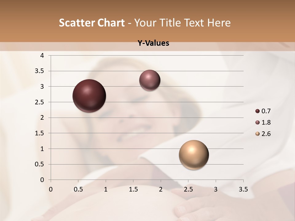 Pregnant Woman Getting Check Up From Doctor PowerPoint Template