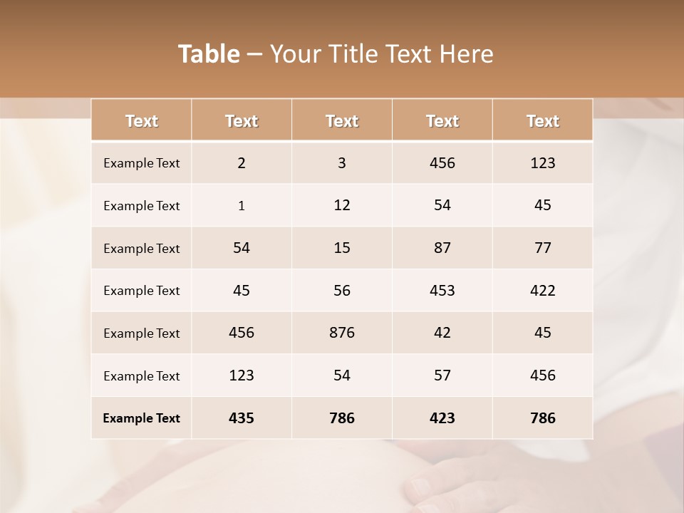 Pregnant Woman Getting Check Up From Doctor PowerPoint Template