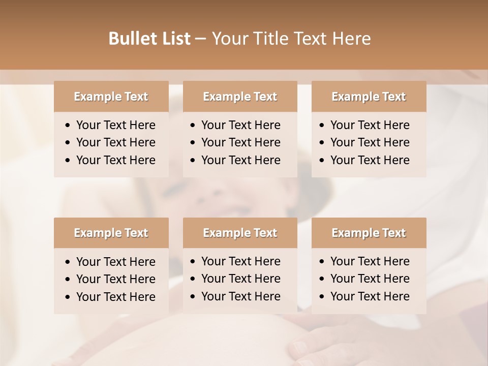 Pregnant Woman Getting Check Up From Doctor PowerPoint Template