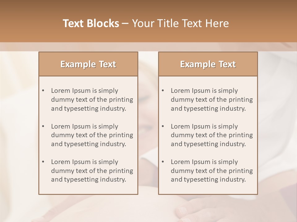 Pregnant Woman Getting Check Up From Doctor PowerPoint Template