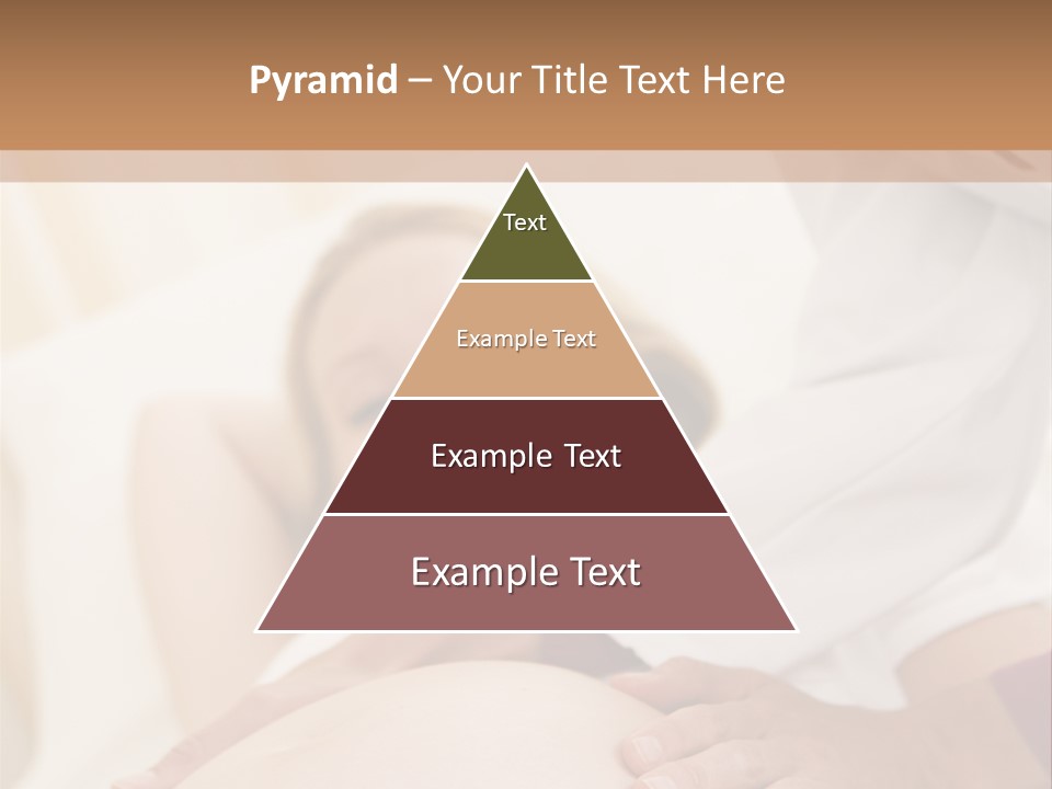 Pregnant Woman Getting Check Up From Doctor PowerPoint Template