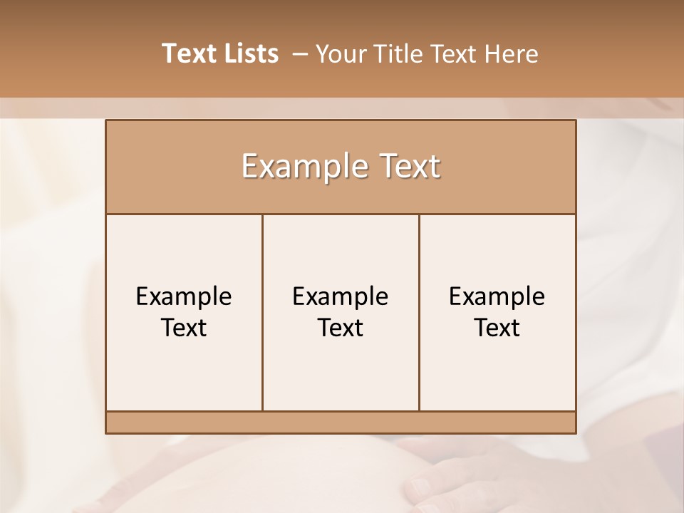 Pregnant Woman Getting Check Up From Doctor PowerPoint Template