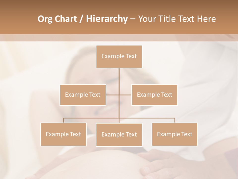 Pregnant Woman Getting Check Up From Doctor PowerPoint Template