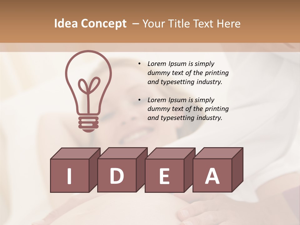 Pregnant Woman Getting Check Up From Doctor PowerPoint Template