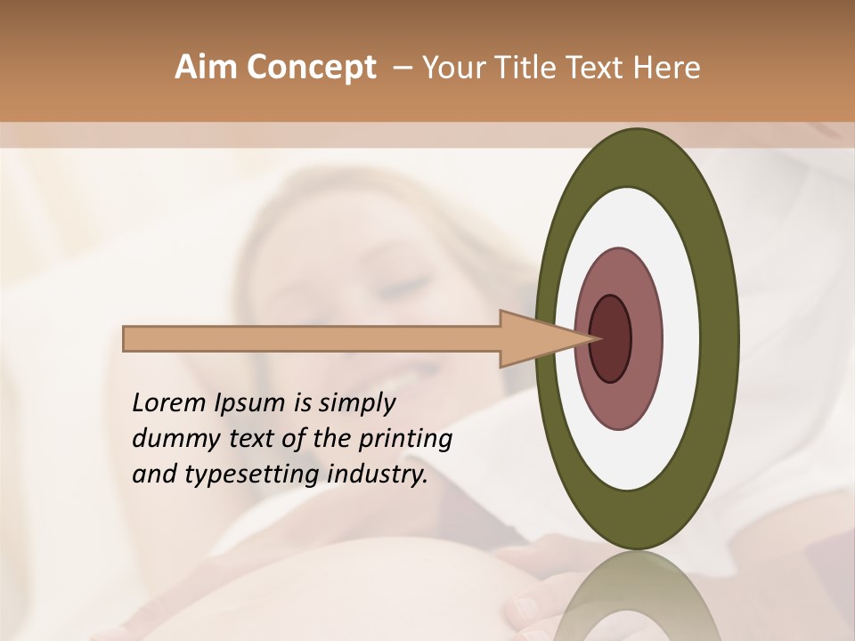 Pregnant Woman Getting Check Up From Doctor PowerPoint Template