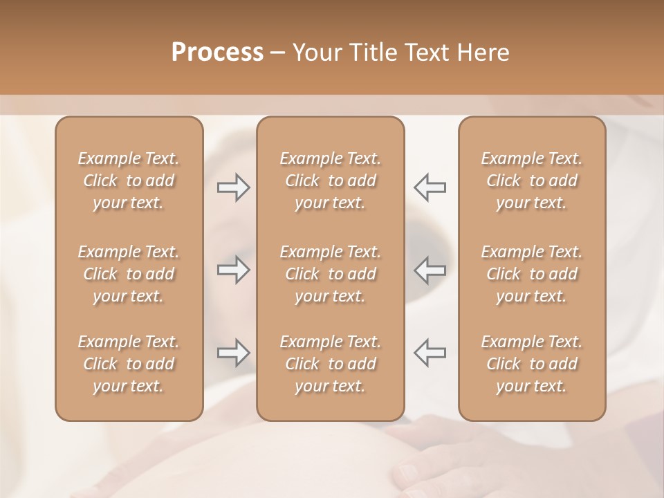 Pregnant Woman Getting Check Up From Doctor PowerPoint Template