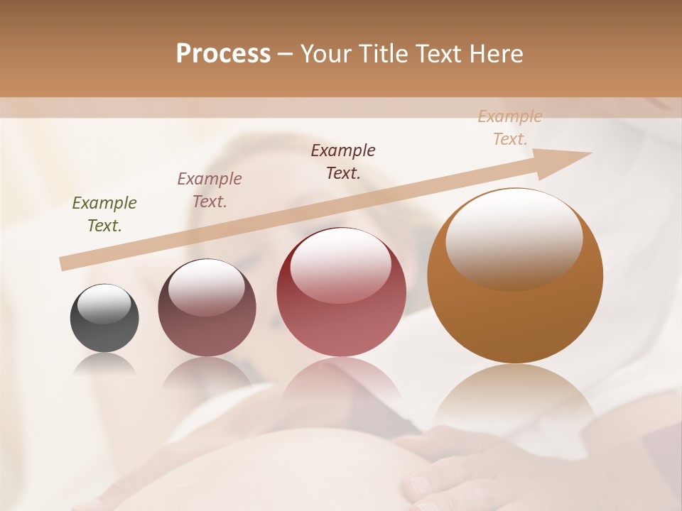 Pregnant Woman Getting Check Up From Doctor PowerPoint Template