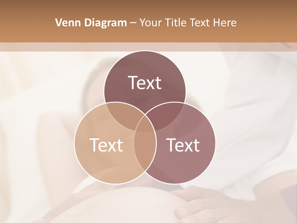 Pregnant Woman Getting Check Up From Doctor PowerPoint Template
