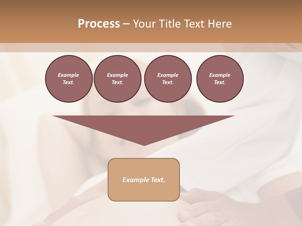 Pregnant Woman Getting Check Up From Doctor PowerPoint Template