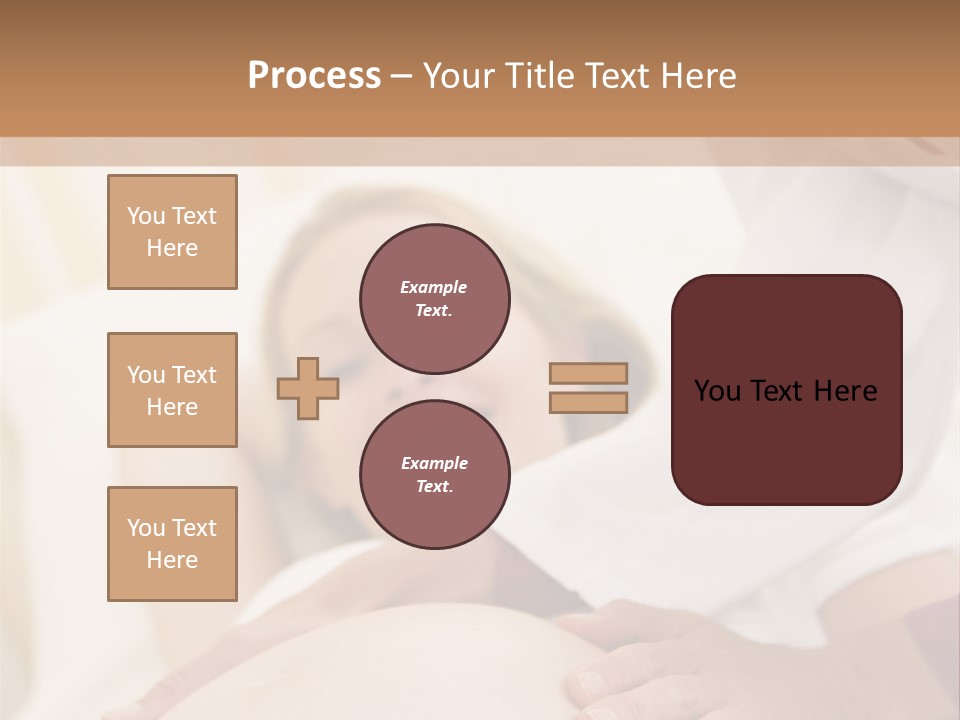 Pregnant Woman Getting Check Up From Doctor PowerPoint Template