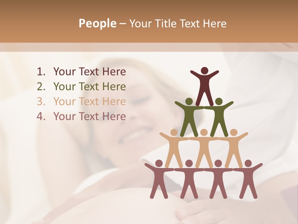 Pregnant Woman Getting Check Up From Doctor PowerPoint Template