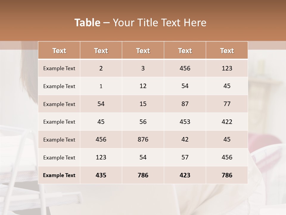 Pregnant Woman In Home Office With A Sore Back PowerPoint Template