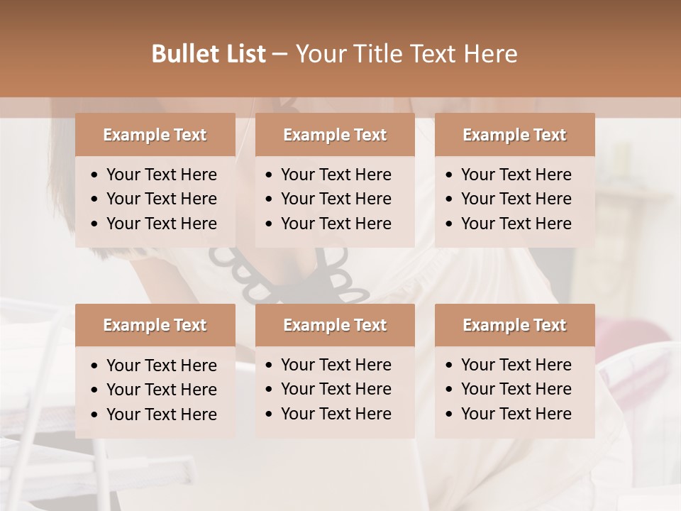 Pregnant Woman In Home Office With A Sore Back PowerPoint Template