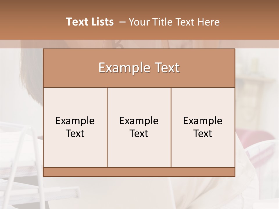 Pregnant Woman In Home Office With A Sore Back PowerPoint Template