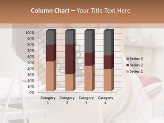 Pregnant Woman In Home Office With A Sore Back PowerPoint Template