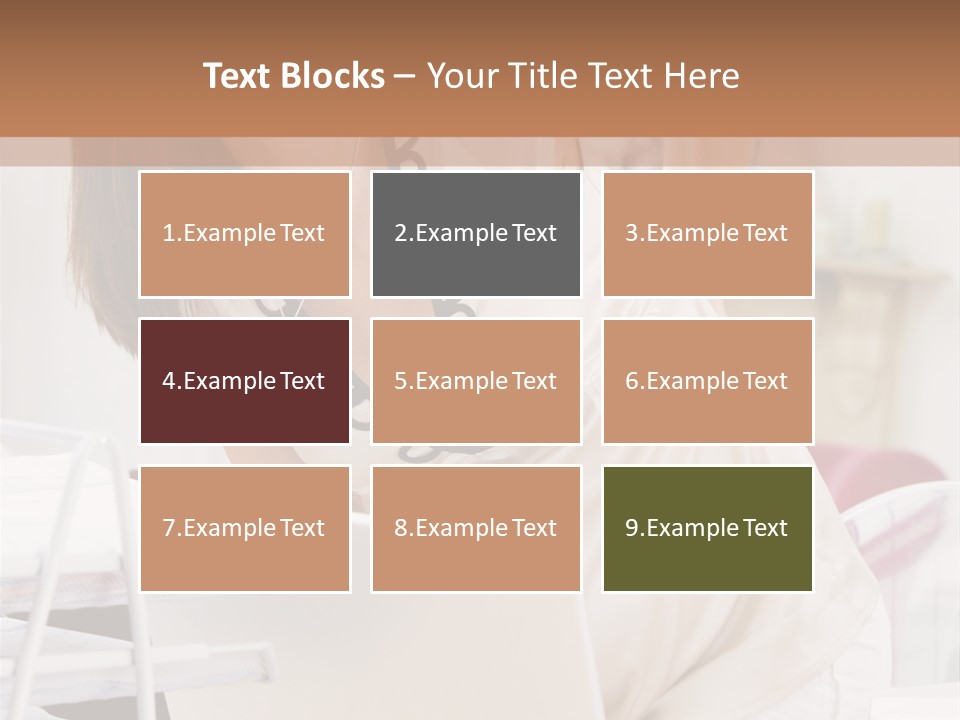 Pregnant Woman In Home Office With A Sore Back PowerPoint Template