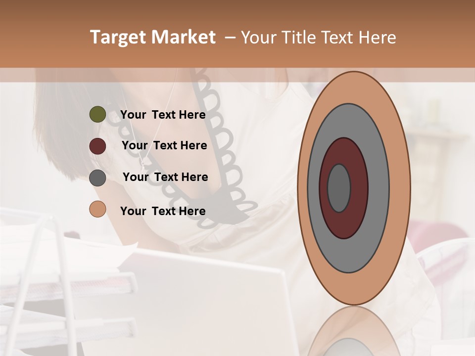 Pregnant Woman In Home Office With A Sore Back PowerPoint Template