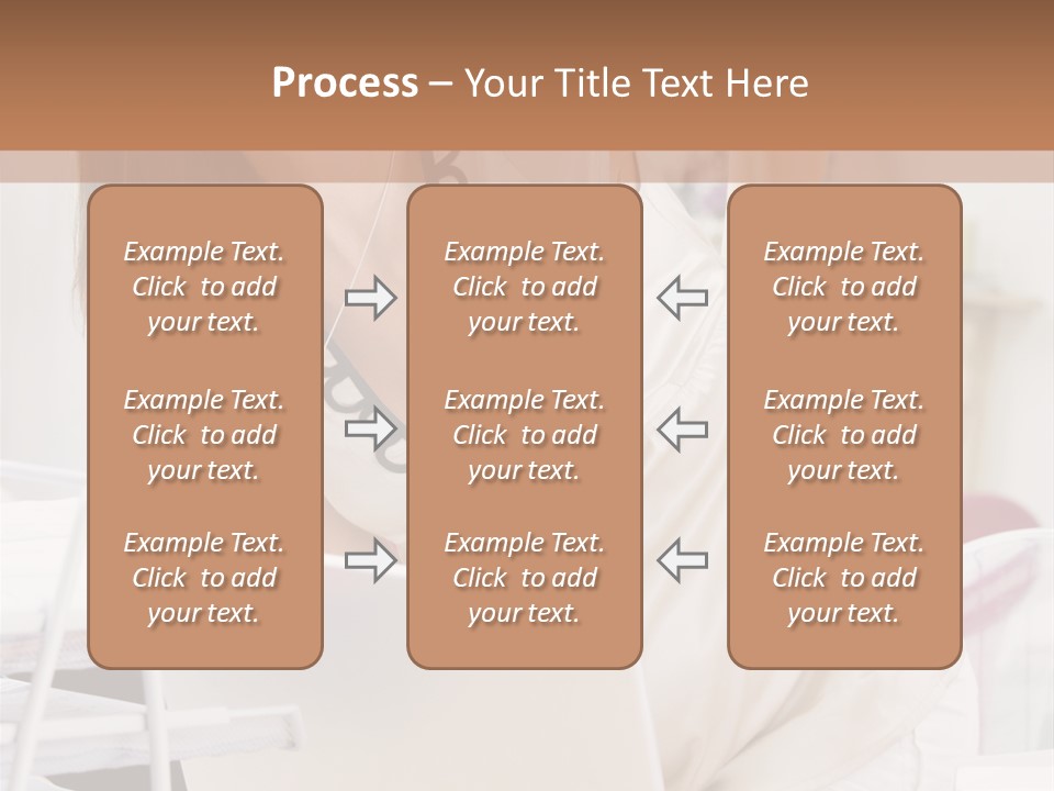 Pregnant Woman In Home Office With A Sore Back PowerPoint Template