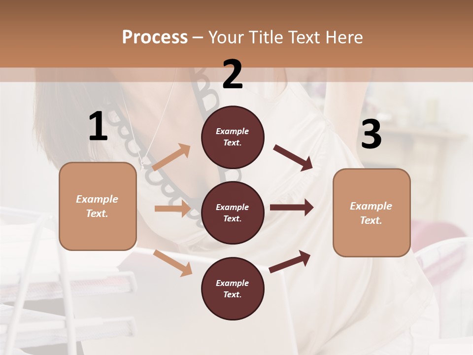Pregnant Woman In Home Office With A Sore Back PowerPoint Template