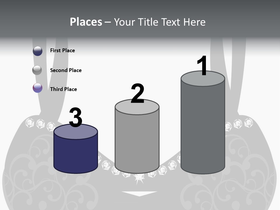 Black Lingerie Stock Vector Illustration: PowerPoint Template