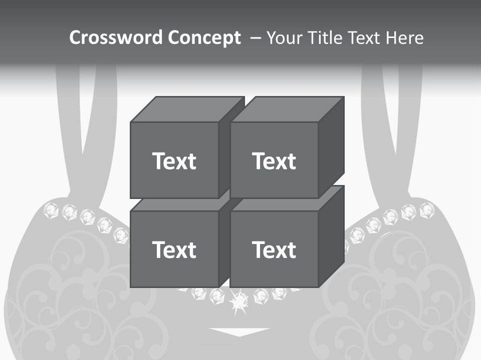 Black Lingerie Stock Vector Illustration: PowerPoint Template