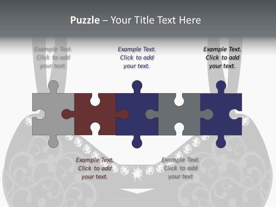 Black Lingerie Stock Vector Illustration: PowerPoint Template