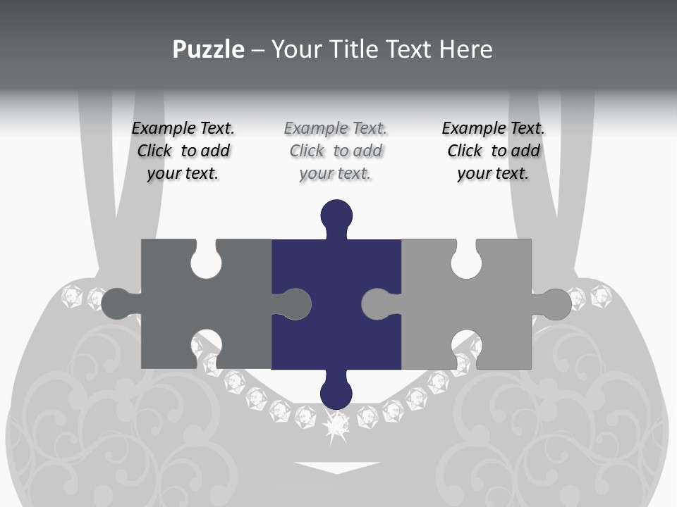 Black Lingerie Stock Vector Illustration: PowerPoint Template